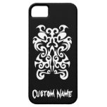 Cool Simple Elegant Classic Black White Tribal iPhone 5 Cover