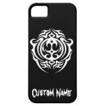 Cool Simple Elegant Classic Black White Tribal iPhone 5 Covers