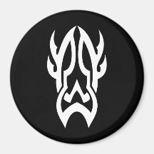 Cool Simple Elegant Classic Black White Tribal Refrigerator Magnets