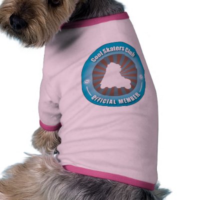 Cool Skaters Club Dog Shirt by busybees
