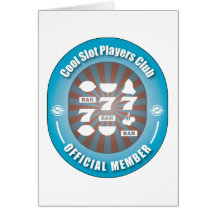 Cool Slot Players Club Greeting Card