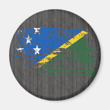 Cool Solomon Islander flag design Magnet