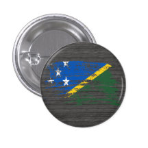 Cool Solomon Islander flag design Pinback Button