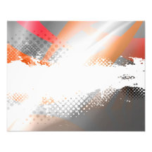 Cool Splatter Halftone Background Photographic Print