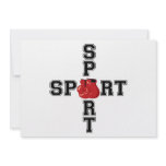 Cool Sport Boxing Cross Custom Invite