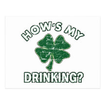 Cool St' Patrick's day designs Postcard