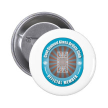Cool Stained Glass Artists Club Pin