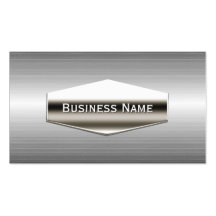 Cool Stainless Steel Metallic Business Card