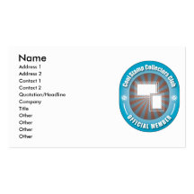 Cool Stamp Collectors Club Business Card