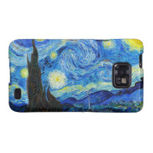Cool Starry Night Vincent Van Gogh painting Samsung Galaxy SII Cover