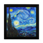 Cool Starry Night Vincent Van Gogh painting Jewelry Boxes