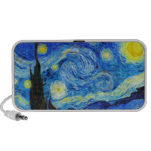 Cool Starry Night Vincent Van Gogh painting Mp3 Speakers