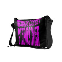 Cool Stepmoms : Pink Worlds Coolest Stepmother Messenger Bag