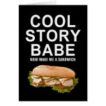 cool story babe greeting cards