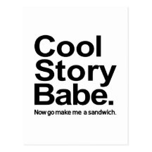 Cool story babe postcards