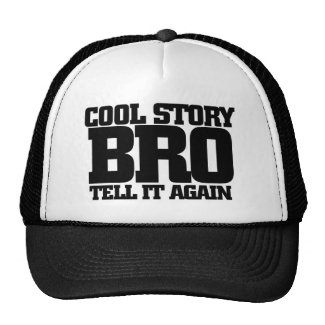 Cool story bro mesh hats