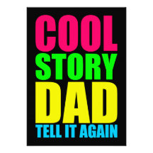COOL STORY DAD TELL IT AGAIN INVITES