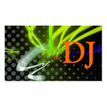 Cool / Stylish neon lights/fluorescent colours Business Card