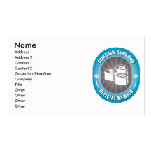 Cool Sushi Chefs Club Business Card