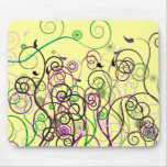 Cool Swirl Pattern Mousepad by Leslie Harlow mousepads
