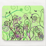 Cool Swirl Pattern Mousepad by Leslie Harlow mousepads