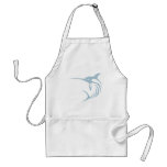 Cool Swordfish Icon Logo Shirt aprons