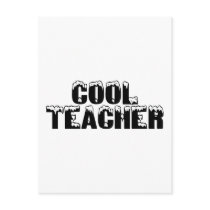 Cool Teacher Postcard