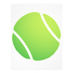 Cool Tennis Ball for tennis team jerseys Letterhead Design