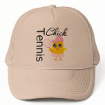 Cool Tennis Chick Trucker Hat