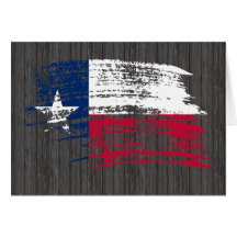 Cool Texan flag design Cards