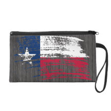 Cool Texan flag design Wristlet Clutch