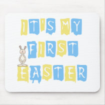 Cool Text 1st Easter (boy) T-shirts and Gifts Mouse Pad