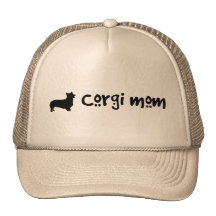 Cool Text Corgi Mom Hat