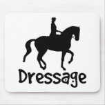 Cool Text Dressage w/ Piaffe Horse Mouse Pad