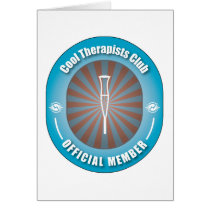 Cool Therapists Club Greeting Card