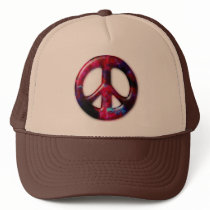 Cool Tie Dye Space Nebula Peace Sign