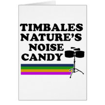 Cool timbales musical instrument designs cards