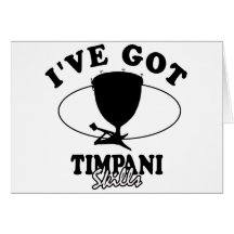 Cool Timpani musical instrument designs Greeting Card