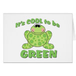 Cool to be Green FROG Cards