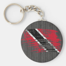 Cool Trinidadian flag design Key Chains