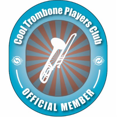 Cool Trombone Players Club Acrylic Cut Outs by busybees