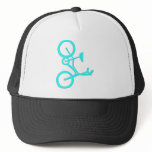 Cool Turquoise Bicycle Products Mesh Hat
