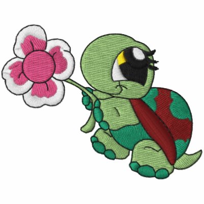 Cool Turtle Embroidered Shirt by mothersdaytshirts
