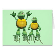 Cool Turtles Big  Brother Card