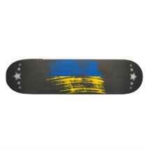 Cool Ukrainian flag design Skate Decks