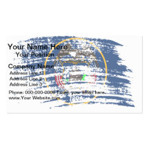 Cool Utahan flag design Business Card