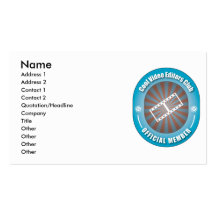 Cool Video Editors Club Business Card Templates