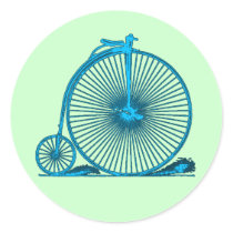 Cool Vintage Bicycle Illustration Products Sticker