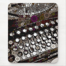 Cool Vintage Typewriter Modern Design Pop Art Mouse Pad