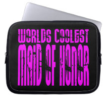 Cool Weddings : Pink Worlds Coolest Maid of Honour Laptop Sleeve